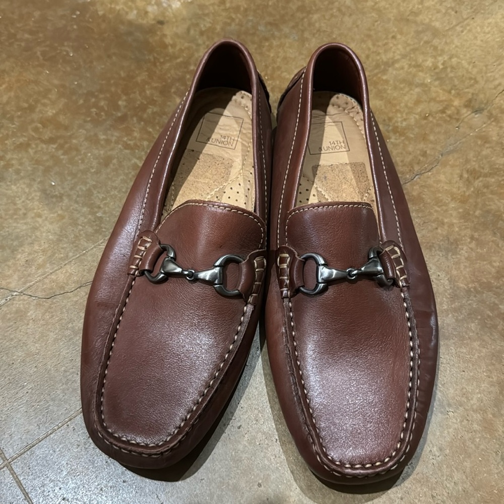 Leather Horsebit Loafers